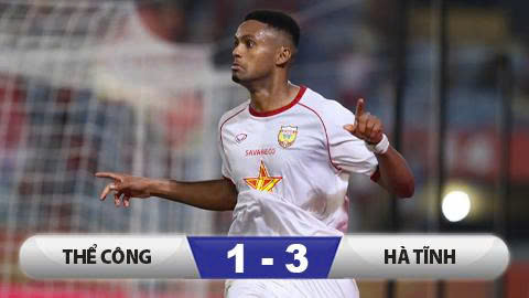 Hà Tĩnh tạo cú sốc khi hạ Thể Công 3-1 tại Hàng Đẫy!